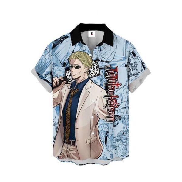 Chemise hawaïenne Jujutsu Kaisen Kento Nanami - Maison Otaku – Image 2