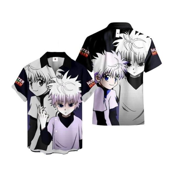 Chemise hawaïenne Hunter x Hunter Killua Zoldyck - Maison Otaku