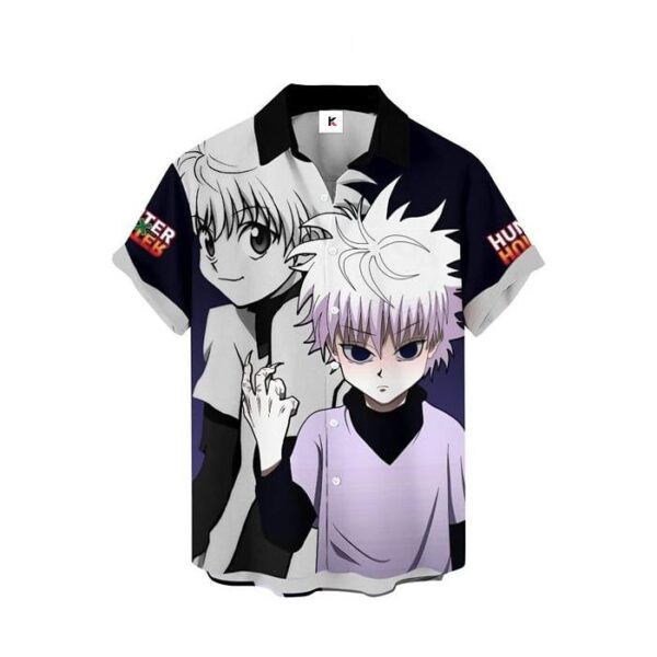 Chemise hawaïenne Hunter x Hunter Killua Zoldyck - Maison Otaku – Image 2