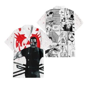 Chemise hawaïenne Fullmetal Alchemist King Bradley 02 - Maison Otaku