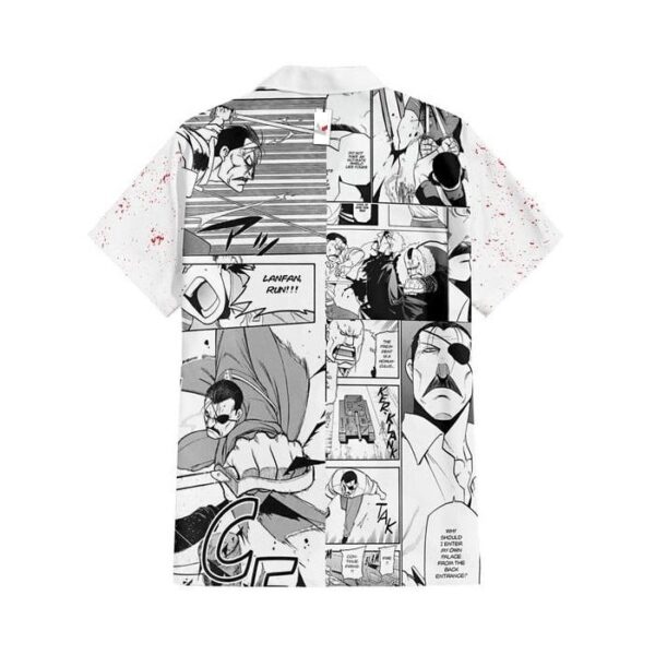 Chemise hawaïenne Dragon Ball Yamcha Fleur de cerisier - Maison Otaku – Image 3