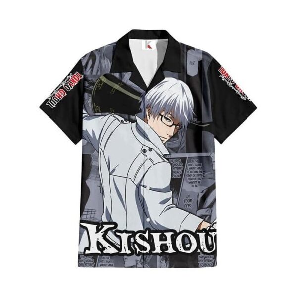 Chemise hawaïenne Tokyo Ghoul Kishou Arima - Maison Otaku – Image 2