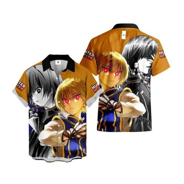 Chemise hawaïenne Hunter x Hunter Kurapika - Maison Otaku