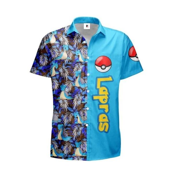 Chemise hawaïenne Pokémon Lokhlass - Maison Otaku – Image 2