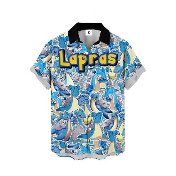 Chemise hawaïenne Pokémon Lokhlass 02 - Maison Otaku – Image 2