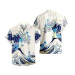 Chemise hawaïenne Pokémon Lokhlass Vague de Kanagawa – Maison Otaku