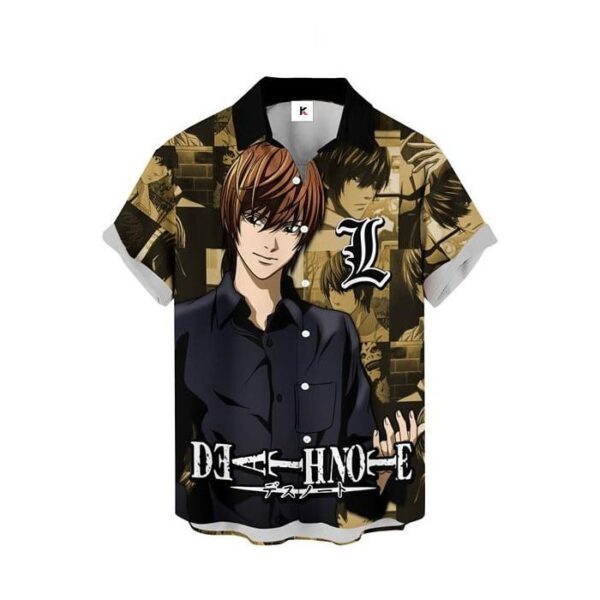 Chemise hawaïenne Death Note Light Yagami - Maison Otaku – Image 2
