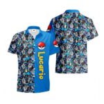Chemise hawaïenne Pokémon Lucario 03 – Maison Otaku
