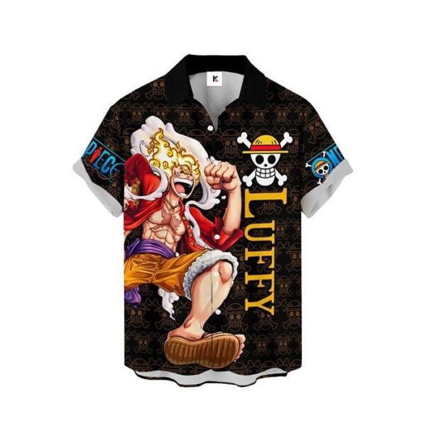 Chemise hawaïenne One Piece Luffy Gear 5 02 - Maison Otaku – Image 2