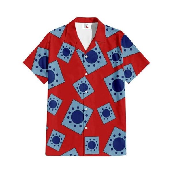 Chemise hawaïenne One Piece Luffy Arc Wano - Maison Otaku – Image 2
