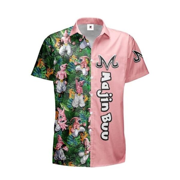 Chemise hawaïenne Dragon Ball Majin Buu 02 - Maison Otaku – Image 2