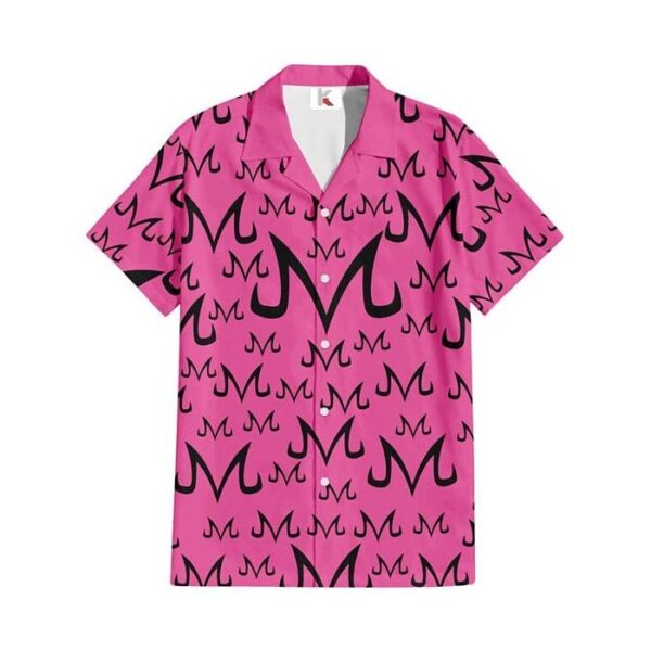 Chemise hawaïenne Dragon Ball Majin Buu Symboles - Maison Otaku – Image 2