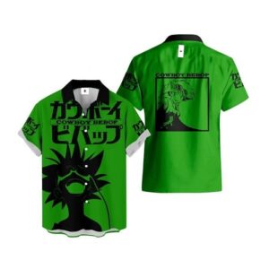 Chemise hawaïenne Cowboy Bebop Edward Wong - Maison Otaku