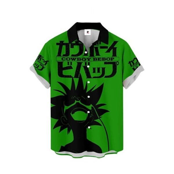 Chemise hawaïenne Cowboy Bebop Edward Wong - Maison Otaku – Image 2