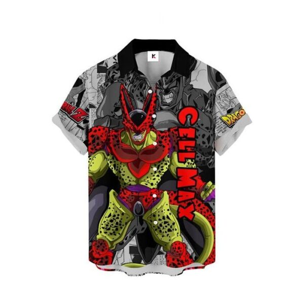 Chemise hawaïenne Dragon Ball Cell 02 - Maison Otaku – Image 2