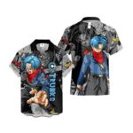 Chemise hawaïenne Dragon Ball Trunks Style Manga – Maison Otaku