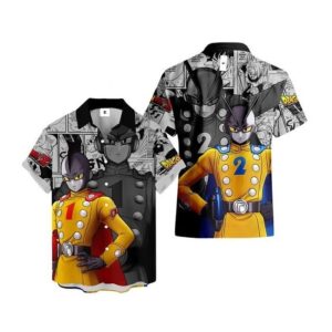 Chemise hawaïenne Dragon Ball Gamma 1 & 2 - Maison Otaku