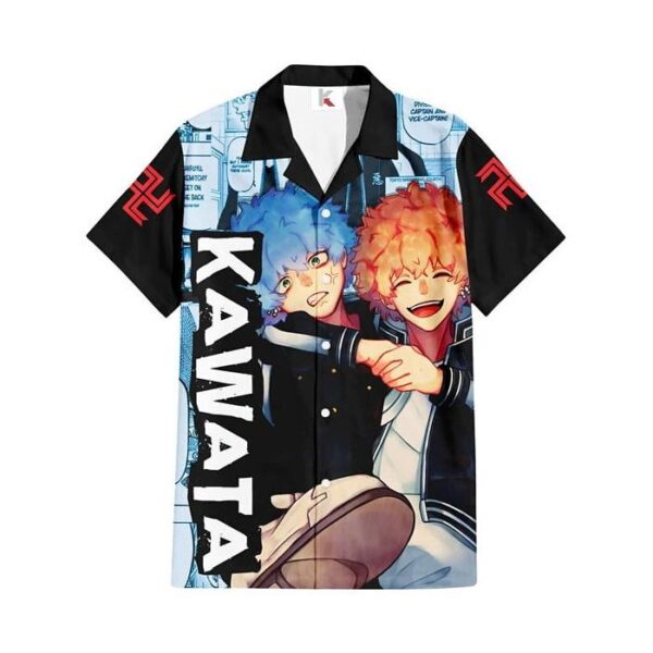 Chemise hawaïenne Tokyo Revengers Kawata Nahoya & Souya - Maison Otaku – Image 2