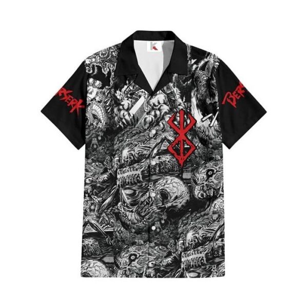 Chemise hawaïenne Fullmetal Alchemist Symbole de Sacrifice - Maison Otaku – Image 2