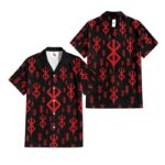 Chemise hawaïenne Fullmetal Alchemist Symbole de Sacrifice Style Manga – Maison Otaku