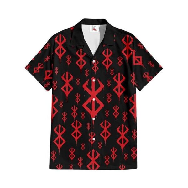 Chemise hawaïenne Fullmetal Alchemist Symbole de Sacrifice Style Manga - Maison Otaku – Image 2