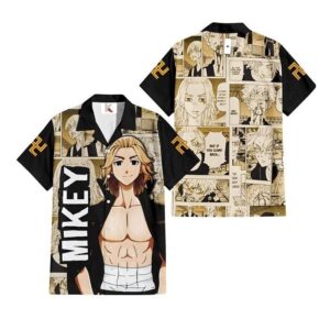Chemise hawaïenne Tokyo Revengers Manjiro Sano (Mikey) - Maison Otaku