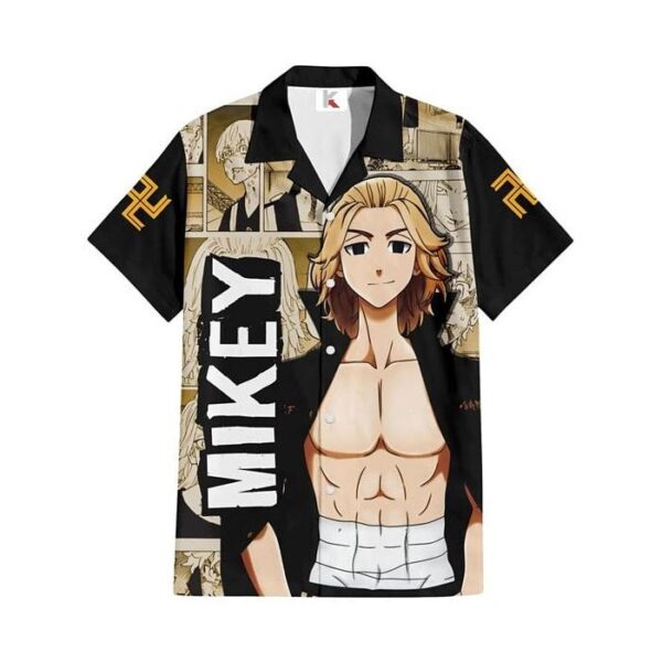 Chemise hawaïenne Tokyo Revengers Manjiro Sano (Mikey) - Maison Otaku – Image 2