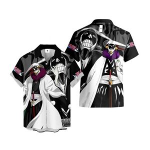 Chemise hawaïenne Bleach Mayuri Kurotsuchi 02 - Maison Otaku