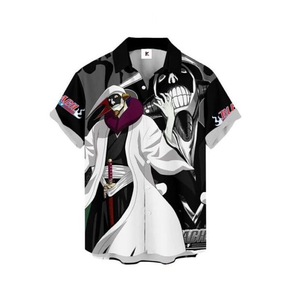 Chemise hawaïenne Bleach Mayuri Kurotsuchi 02 - Maison Otaku – Image 2