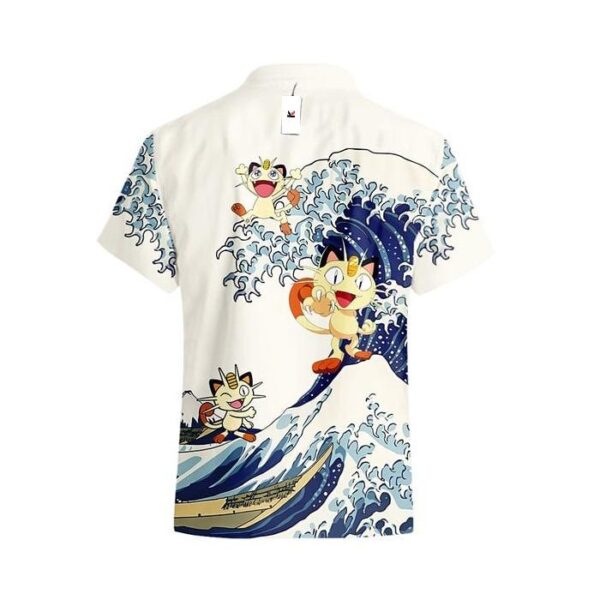 Chemise hawaïenne Pokémon Jessie (Musashi) Vague de Kanagawa - Maison Otaku – Image 3