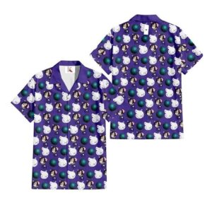 Chemise hawaïenne Seven Deadly Sins Merlin Péché du Sanglier (Gourmandise) - Maison Otaku