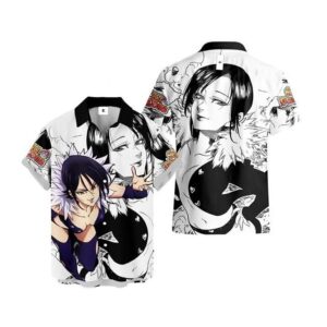 Chemise hawaïenne Seven Deadly Sins Merlin - Maison Otaku
