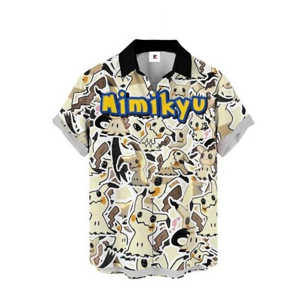 Chemise hawaïenne Pokémon Mimikyu 02 - Maison Otaku – Image 2