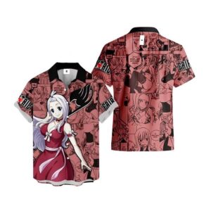 Chemise hawaïenne Fairy Tail Mirajane Strauss - Maison Otaku
