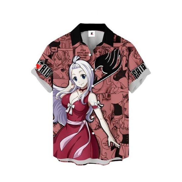 Chemise hawaïenne Fairy Tail Mirajane Strauss - Maison Otaku – Image 2