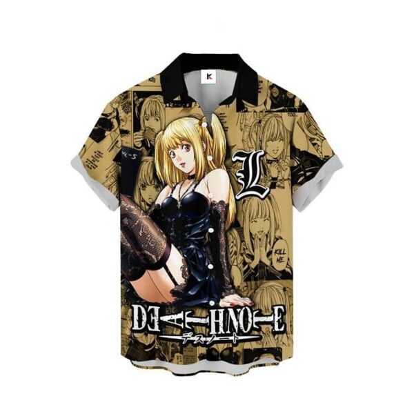 Chemise hawaïenne Death Note Misa Amane - Maison Otaku – Image 2
