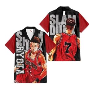 Chemise hawaïenne Slam Dunk Ryota Miyagi - Maison Otaku