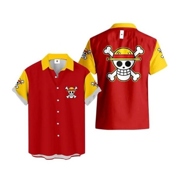 Chemise hawaïenne One Piece Monkey D. Luffy 03 - Maison Otaku