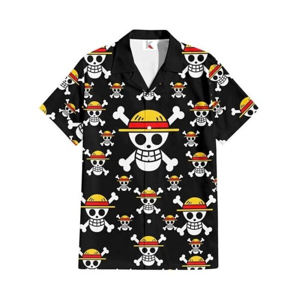Chemise hawaïenne One Piece Monkey D. Luffy 02 - Maison Otaku – Image 2