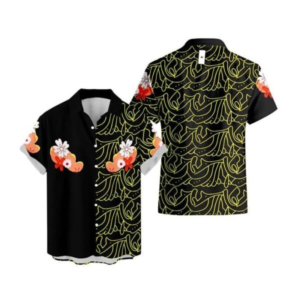 Chemise hawaïenne Demon Slayer Muzan Kibutsuji 03 - Maison Otaku