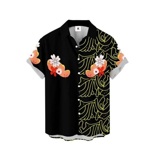 Chemise hawaïenne Demon Slayer Muzan Kibutsuji 03 - Maison Otaku – Image 2