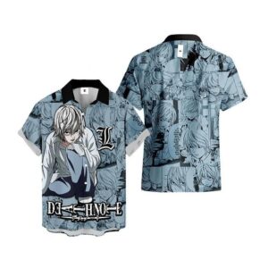Chemise hawaïenne Death Note Nate River - Maison Otaku