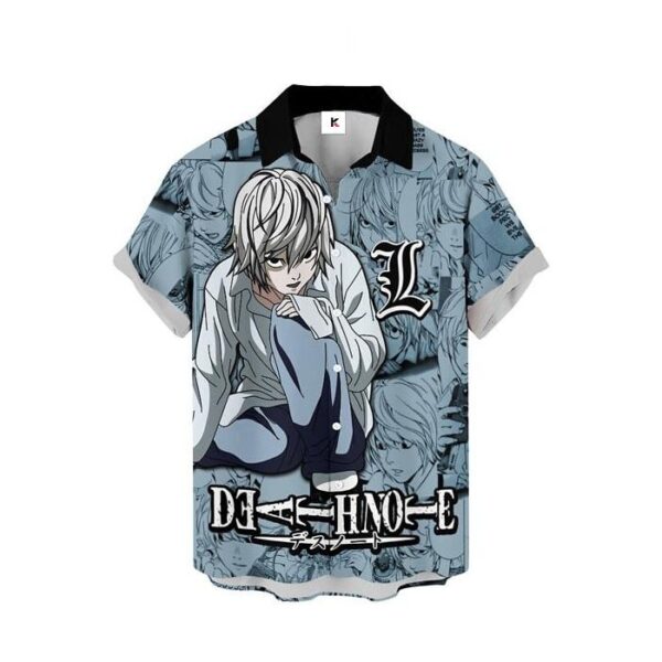 Chemise hawaïenne Death Note Nate River - Maison Otaku – Image 2
