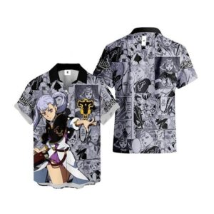 Chemise hawaïenne Black Clover Noelle Silva - Maison Otaku