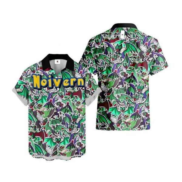 Chemise hawaïenne Pokémon Bruyverne - Maison Otaku
