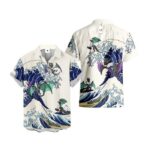 Chemise hawaïenne Pokémon Bruyverne Vague de Kanagawa – Maison Otaku