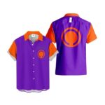 Chemise hawaïenne Dragon Ball Piccolo Orange 03 – Maison Otaku
