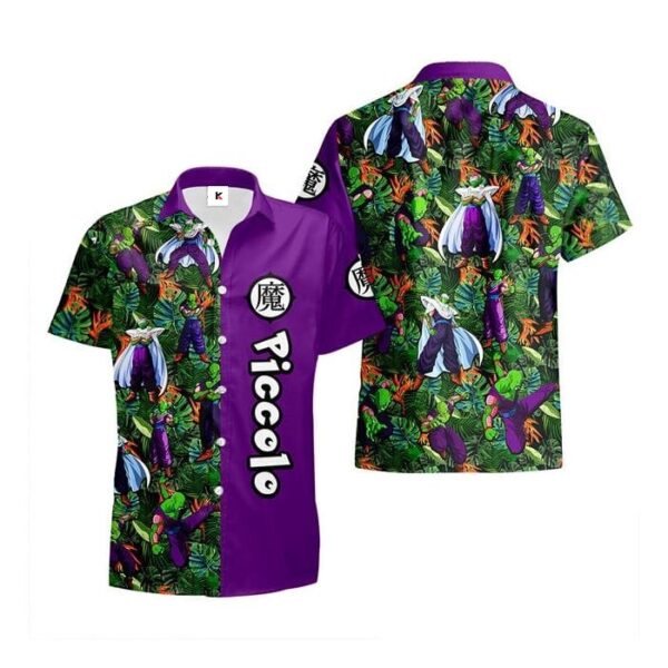 Chemise hawaïenne Dragon Ball Piccolo 02 - Maison Otaku