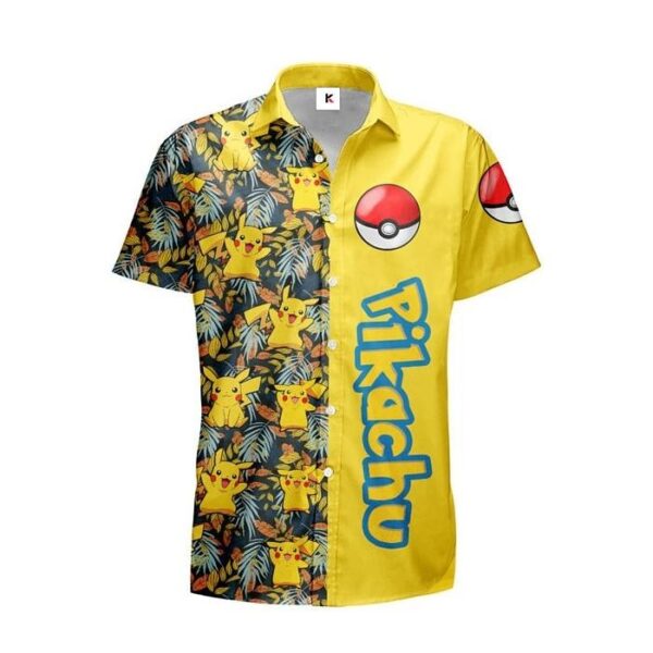 Chemise hawaïenne Pokémon Pikachu 02 - Maison Otaku – Image 2