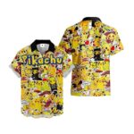 Chemise hawaïenne Pokémon Pikachu 03 – Maison Otaku